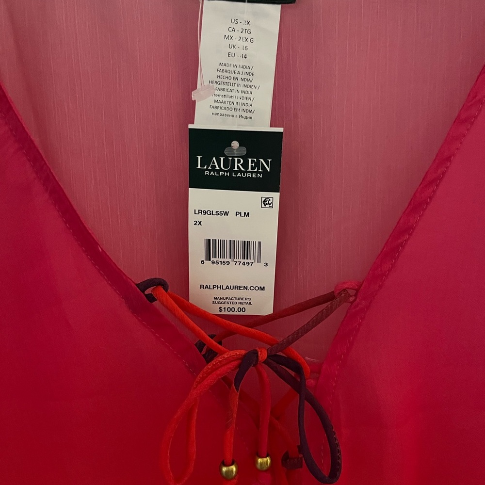 Plum ombré Ralph Lauren cover up
